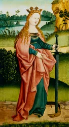 "Św Katarzyna Aleksandryjska", ok. 1500