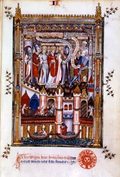 St Denis przed Sisinnius, 1317