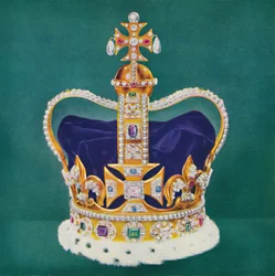 Korona św. Edwarda, 1937.