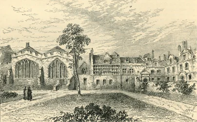 St. Helens Priory i Leathersellers Hall, ok. 1799, ok. 1872.