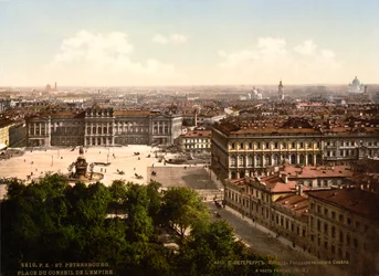 Plac św. Izaaka, Sankt Petersburg, Rosja, c1890-c1905