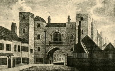 Brama św. Jana, Clerkenwell, 1813, 1925.
