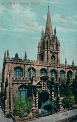 Kościół St Marys, Oksford c1905