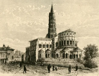 Św. Sernin, Tuluza, 1890.
