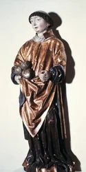 Św. Szczepan, austriacka rzeźba, 1480