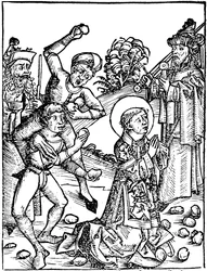 Św. Szczepan, pierwszy męczennik chrześcijański c36 1493