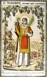 Św. Wincenty, hiszpański męczennik chrześcijański, XIX w.
