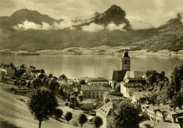 St Wolfgang im Salzkammergut, Górna Austria, ok. 1935.
