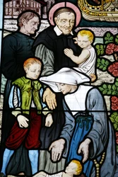 Witraże w kościele Saint-Honore d