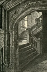 Schody do Kaplicy i Szkoły Wyższej, 1911.