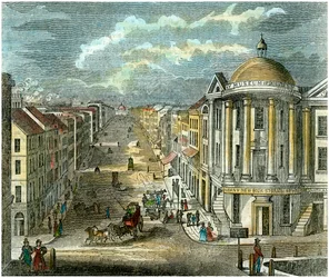 State Street, Albany, Nowy Jork, USA, c1835
