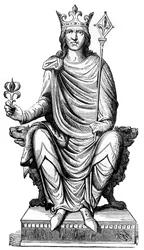 Posąg Filipa Augusta, króla Francji, XIII w. 1882-1884