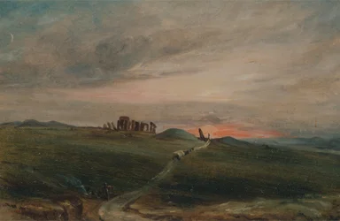 Stonehenge o zachodzie słońca, 1836.