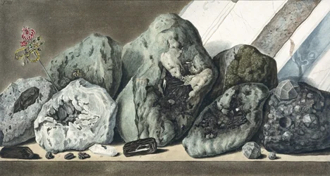 Kamienie i kryształy z Wezuwiusza, ok. 1770