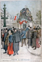 Pomnik w Strasburgu, Place de la Concorde, Paryż, 1904