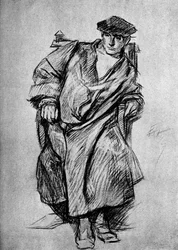 Studium dla sukni, dwór Henryka VIII, 1899