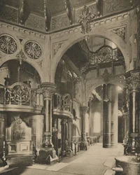 Stacja ścieków sublimowanych: parowozownia w Abbey Mills, c1935.