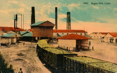 Cukrownia, Kuba, c1913