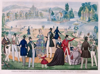„Letnia moda na rok 1844”