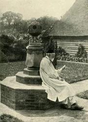 Zegar słoneczny w ogrodzie w Limnerslease i...G. F. Watts, Esq., RA, ok. 1890, 1902.