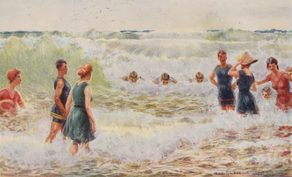 Kąpiel surfingowa, 1923.