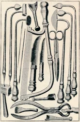 Instrumenty chirurgiczne, 1639, 1903