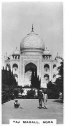 Taj Mahal, Agra, Uttar Pradesh, Indie, 1925.