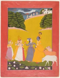 Pobieranie opłaty drogowej, Dana-lila, c. 1760.