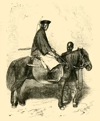Żołnierz konny tatarski, 1890.