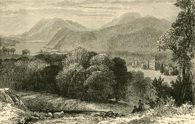 Zamek Taymouth, 1898.