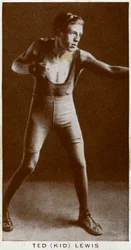 Ted Kid Lewis, brytyjski bokser, 1938