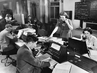 Centrala telefoniczna, 1956