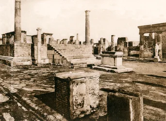 Świątynia Jowisza, Pompeje, Włochy, ok. 1900