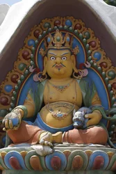 Świątynia Tysiąca Buddów. kongregacja Dashang Kagyu Ling. Bóstwo. Dzambala: Budda Bogactwa, La Boulaye, Francja