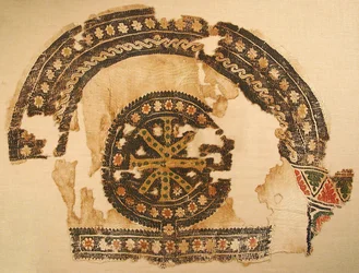 Fragment tkaniny, bizantyjski, V-VI w.