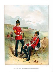 57. książę Cambridges własny Middlesex, c1890