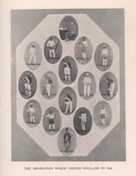 Aborygeni, którzy odwiedzili Anglię w 1868, 1912.