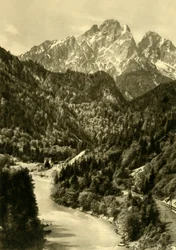 Admonter Reichenstein, Park Narodowy Gesäuse, Styria, Austria, około 1935.