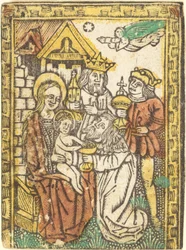Adoracja Trzech Króli, c. 14701480.