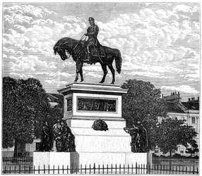 Albert Memorial, Charlotte Square, Edynburg, 1900