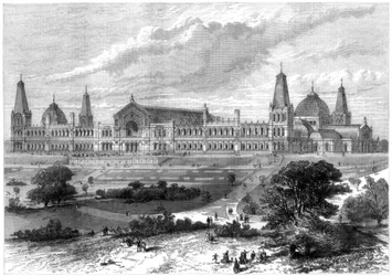 Pałac Alexandra, Muswell Hill, Londyn, 1875 r