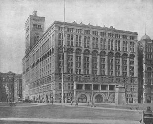 Audytorium, Chicago, Illinois, USA, ok. 1900.