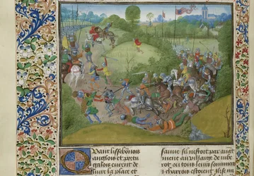 Bitwa pod Aljubarrotą 14 sierpnia 1385, ok. 1470-1475.