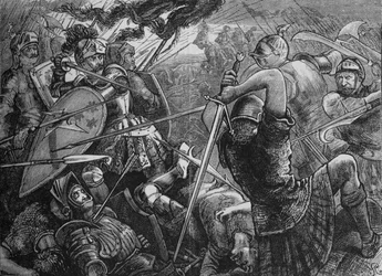Bitwa pod Flodden, 9 września 1513, ok. 1880.
