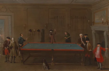 Sala Bilardowa, ca. 1725.