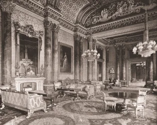 Niebieski Salonik, Pałac Buckingham, Londyn, 1894.