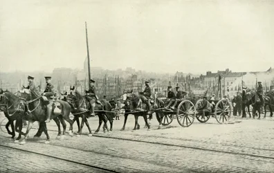 Brytyjskie siły ekspedycyjne w Boulogne, 1919.
