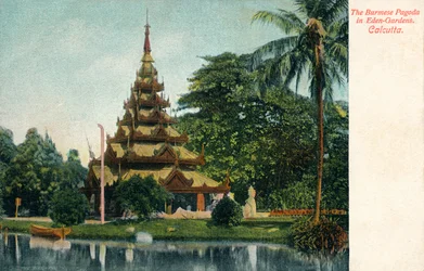 Birmańska Pagoda w Eden-Gardens. Kalkuta, ok. 1900