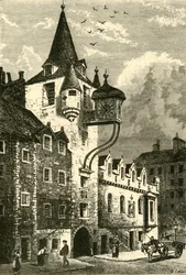 Canongate Tolbooth, Edynburg, 1890.