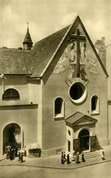 Kościół Kapucynów, Wiedeń, Austria, c1935.